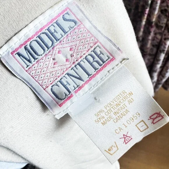 Vintage 90s Models Centre Floral Dress and Bolero Jacket Set S - Picture 9 of 13